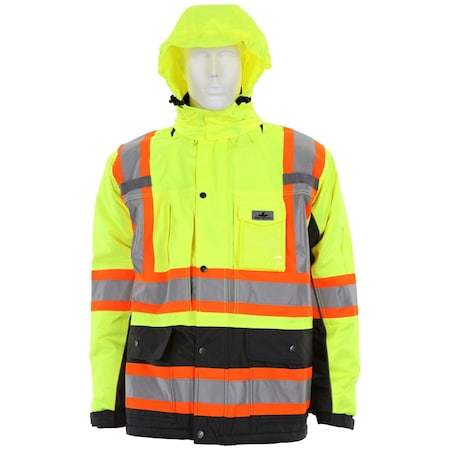Mcr Safety Garments, Vortex, Insul, Class 3, Parka Jacket L VT38JHL